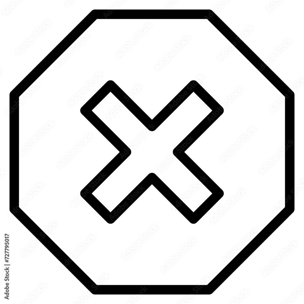 Obraz premium Exclamation Mark Sign Warning About An Emergency