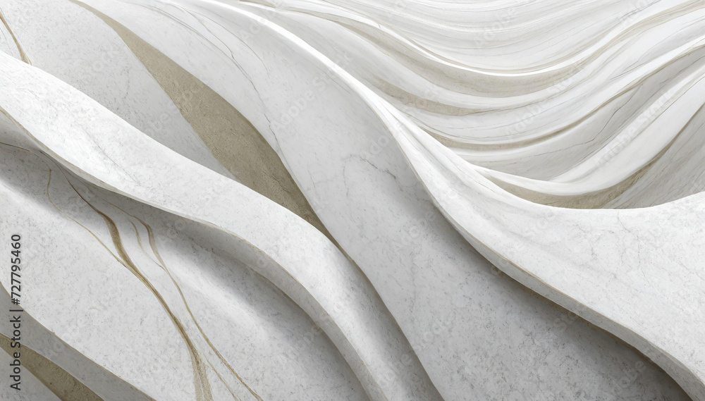 Obraz premium Abstrakcyjny biały pastelowy marmur, nowoczesny deseń