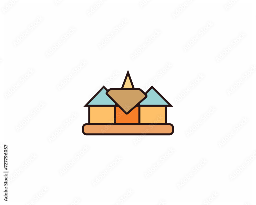 Designer Living Stylish Home Symbol Designer Living Stylish Home Symbol