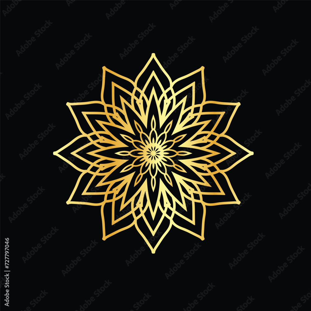 Circular pattern in the form of a mandala. Henna tatoo mandala. Circular pattern in the form of a mandala. Henna tatoo mandala.