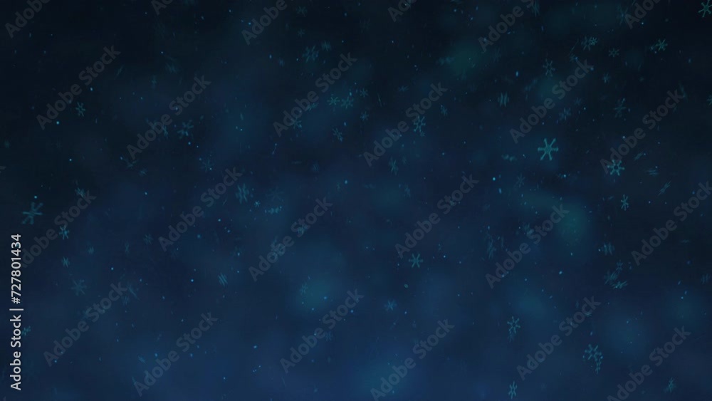 Magic Snow Particles. Glowing Blue Snow Particles Background. Magic Snow Particles. Glowing Blue Snow Particles Background.