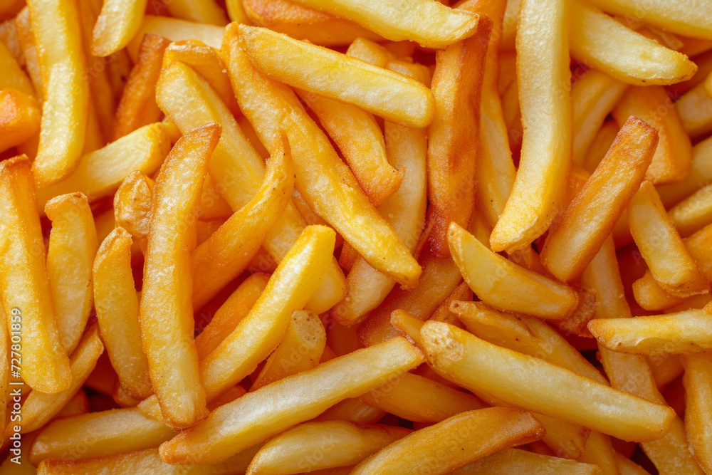French fries as background, Fried potato, Unhealthy junk food French fries as background, Fried potato, Unhealthy junk food
