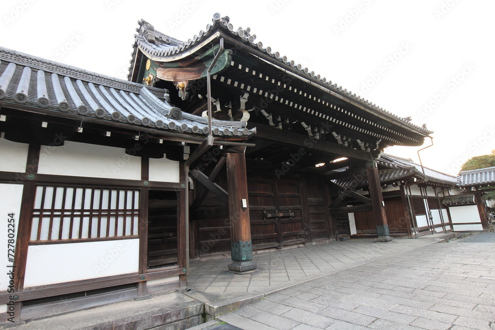 Ogenkan Gate in Nishi Hongwanji Temple, Kyoto, Japan Ogenkan Gate in Nishi Hongwanji Temple, Kyoto, Japan