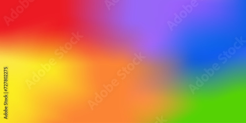 LGBT Pride Month. Pride Rainbow Background and Banner Template. Gay, Lesbian, Bisexual and Transgender Community. Vector Illustration. 