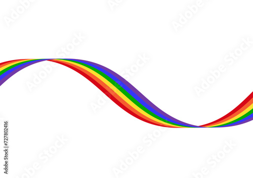 LGBT Pride Month. Pride Rainbow Background. Gay  Lesbian  Bisexual and Transgender Community. Vector Illustration. 