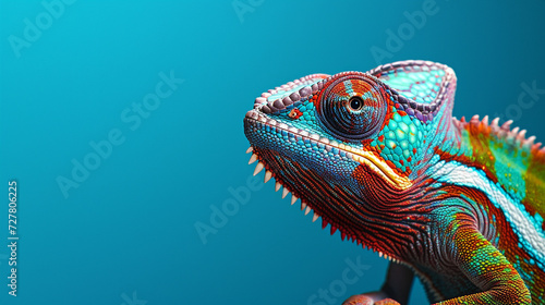 Colourful chameleon © Banu