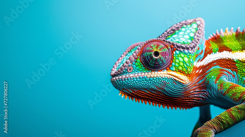 Colourful chameleon photo