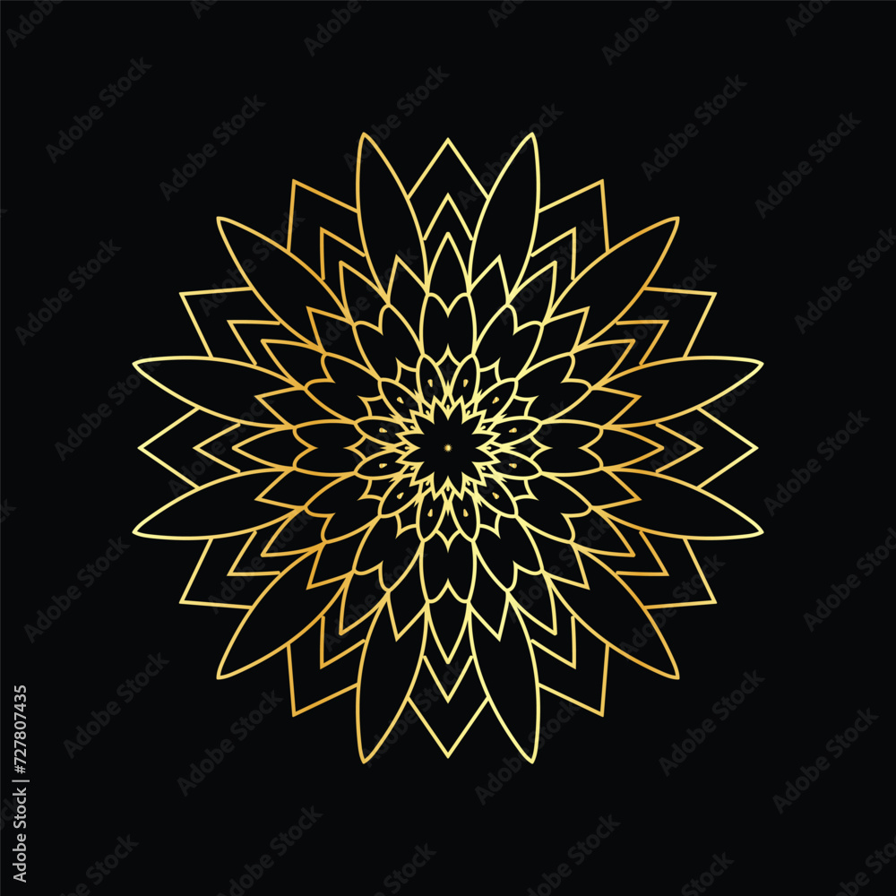 Circular pattern in the form of a mandala. Henna tatoo mandala. Circular pattern in the form of a mandala. Henna tatoo mandala.