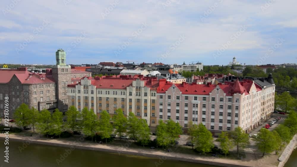 Ariel View of Töölöntori in the Rautatientori area near Helsinki Central Station Ariel View of Töölöntori in the Rautatientori area near Helsinki Central Station