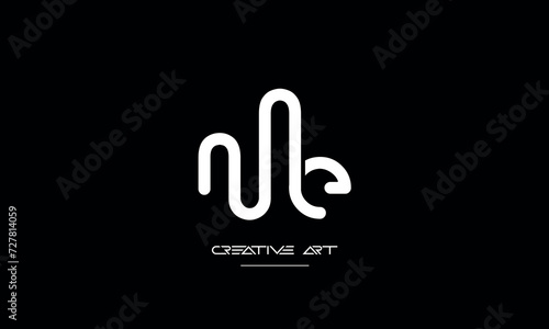 EM, ME, E, M abstract leters logo monogram