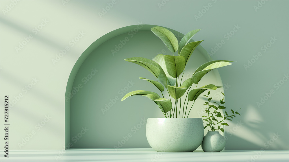 Podium two boxes in blue against a light green background, cube podium with blue frame placed against green wall background. Abstract minimal studio 3d geometric shape object. Mockup spaced Podium two boxes in blue against a light green background, cube podium with blue frame placed against green wall background. Abstract minimal studio 3d geometric shape object. Mockup spaced