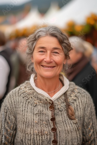 A genuine smile from an older woman. Perfect for showcasing the beauty of aging gracefully. Ideal for lifestyle blogs, healthcare campaigns, and advertising targeted towards seniors
