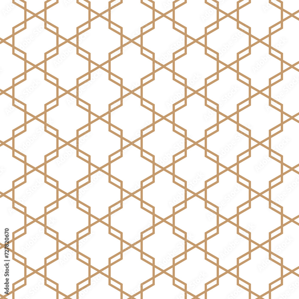 abstract seamless repeatable brown cross polygon pattern. abstract seamless repeatable brown cross polygon pattern.