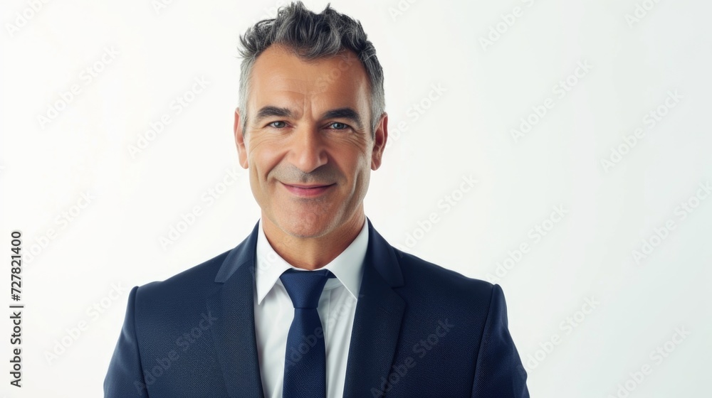 A well-dressed man in a suit and tie posing for a professional picture. Perfect for business-related projects or corporate websites A well-dressed man in a suit and tie posing for a professional picture. Perfect for business-related projects or corporate websites