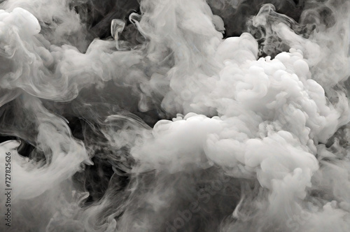 abstract pattern clouds of smoke black and white 
