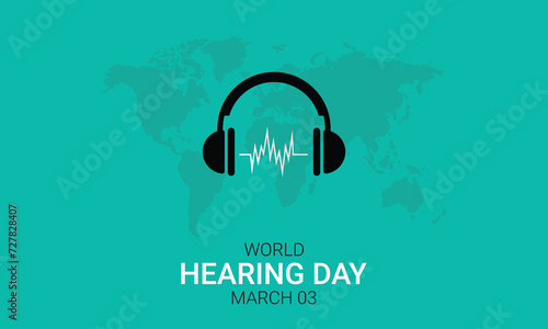 world hearing day, World hearing day,  creative concept design for banner, poster, vector illustration.