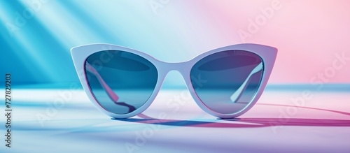 Modern White Sunglasses Isolated on a Clean Background - Perfect for a Modern, Chic, and Stylish Look