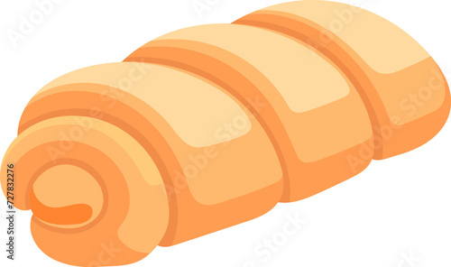 delicious food doodle illustration, delicious croissant bread pastry, rolls