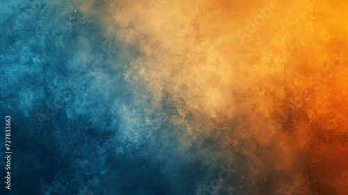 Walnut, Aegean blue, honey, persimmon orange retro groovy background vector presentation design