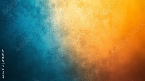 Walnut, Aegean blue, honey, persimmon orange gradient background. PowerPoint and Business background.
