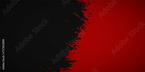 VS versus background, confrontation, dark red and black template, grunge texture background - vector