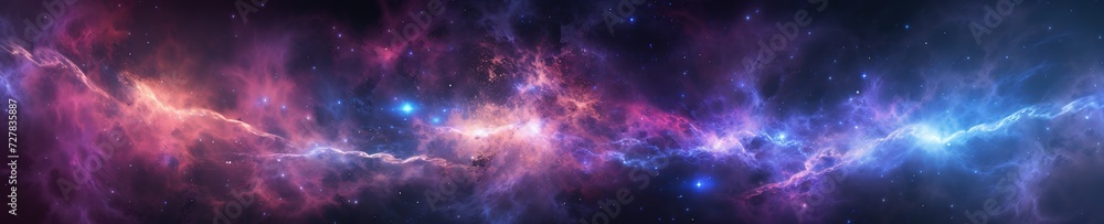 Naklejka premium nice space sky background