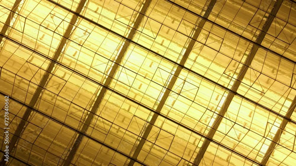 Greenhouse in the winter season. The conservatory building is at night. A hothouse luminous greenhouse for growing vegetables in Arctic conditions. Winter glasshouse gardening. Luminous glass building Greenhouse in the winter season. The conservatory building is at night. A hothouse luminous greenhouse for growing vegetables in Arctic conditions. Winter glasshouse gardening. Luminous glass building