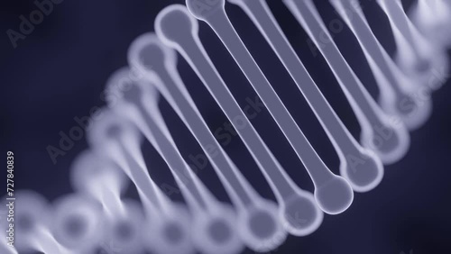 3d animation of DNA simulation HD 4k photo