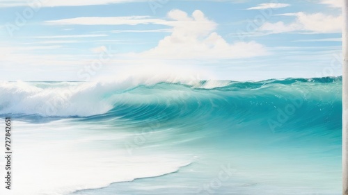 wave background illustration