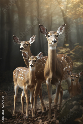deer in the woods © Mehwish