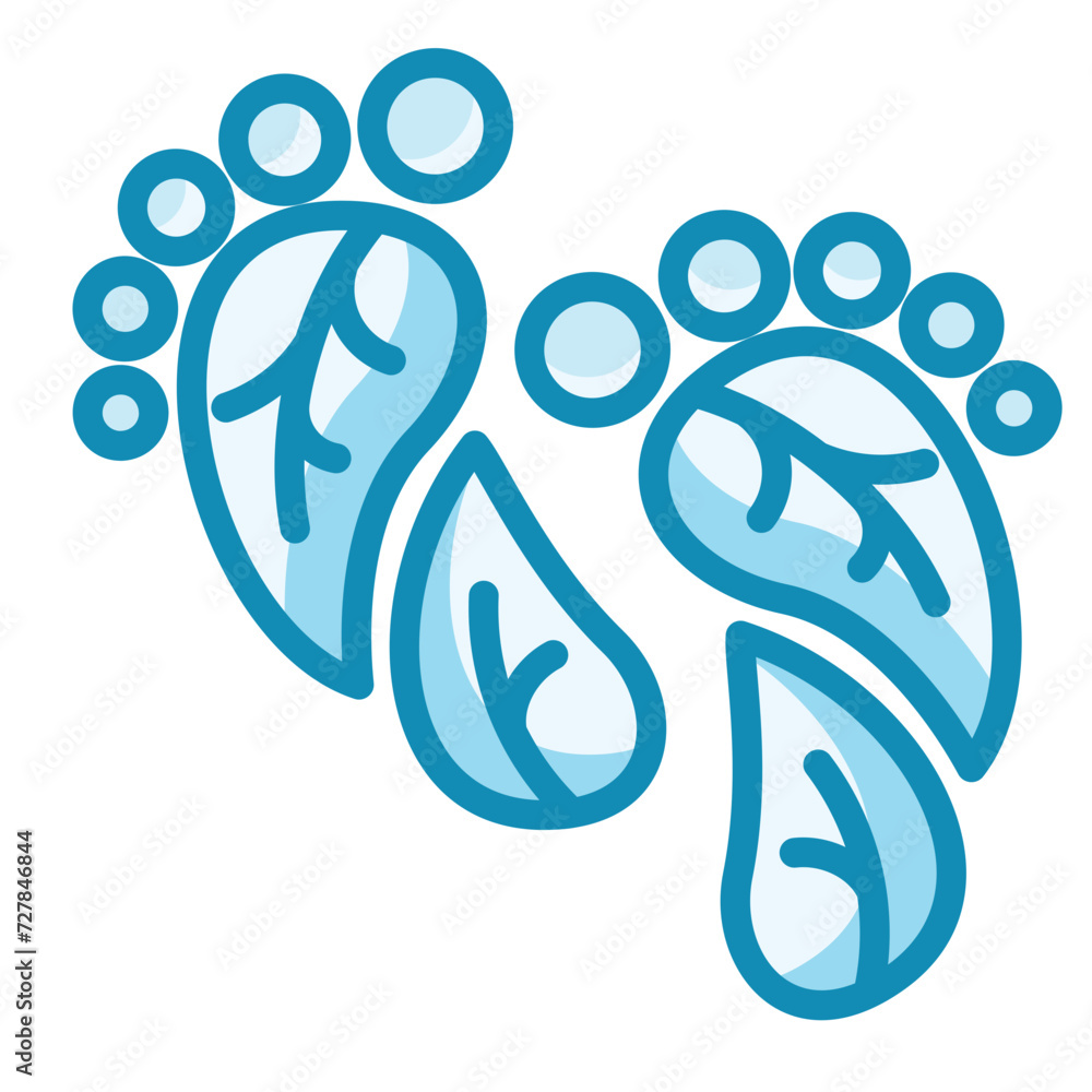 Ecological Footprint Icon Ecological Footprint Icon