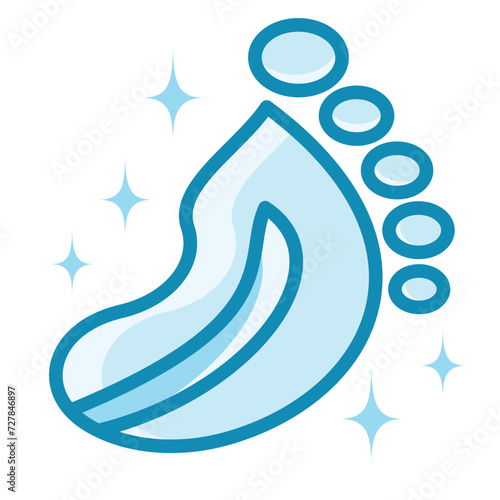 Green Footprint Icon
