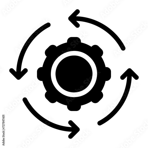 integration glyph icon