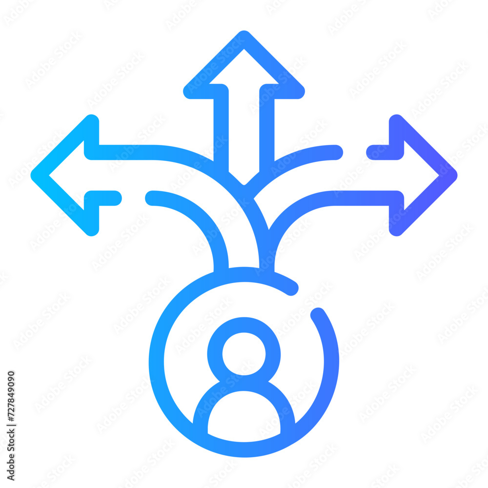 pathways gradient icon pathways gradient icon