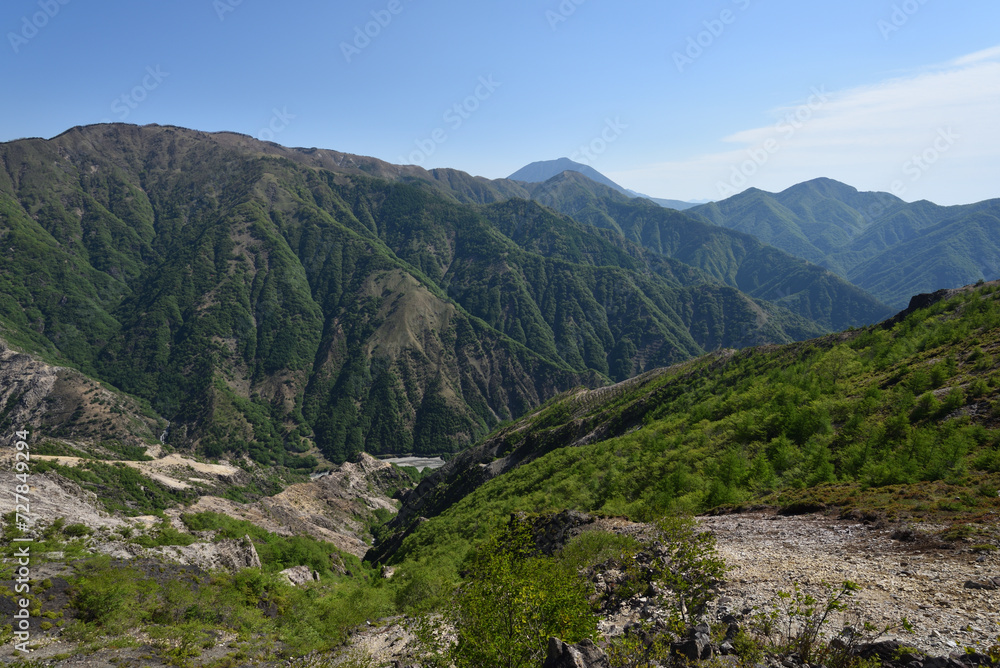Climbing Mt. Nakakura, Tochigi, Japan Climbing Mt. Nakakura, Tochigi, Japan