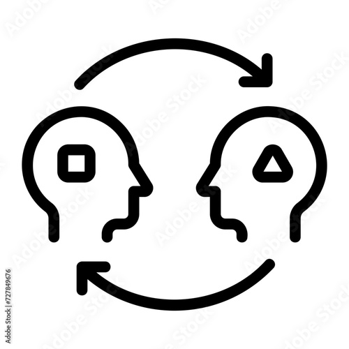 empathy line icon