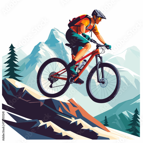 Mountainbiking in the mountains