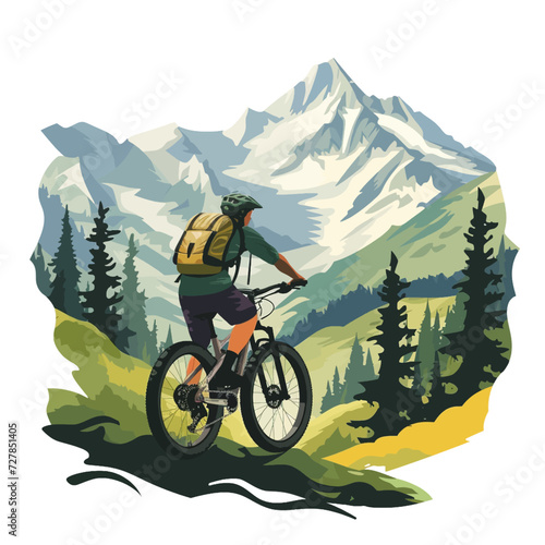 Mountainbiking in the mountains