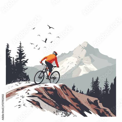Mountainbiking in the mountains
