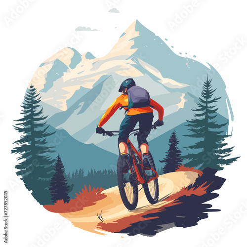 Mountainbiking in the mountains