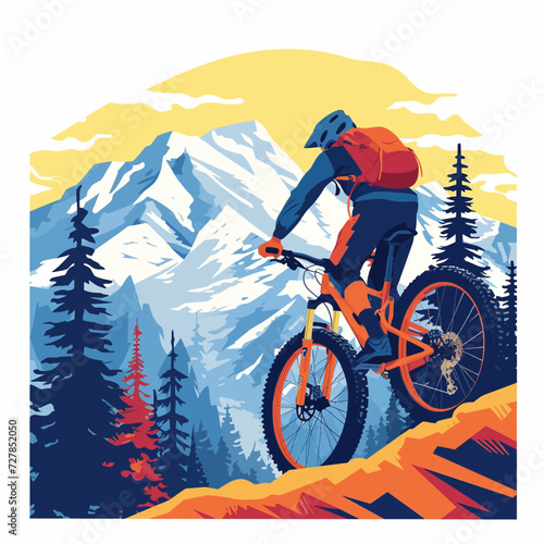 Mountainbiking in the mountains