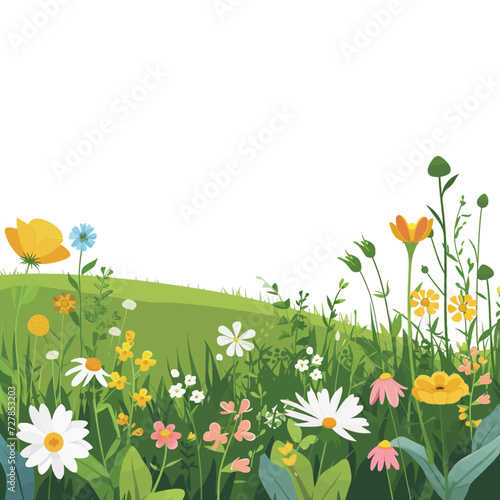 Wildflowers in a meadow