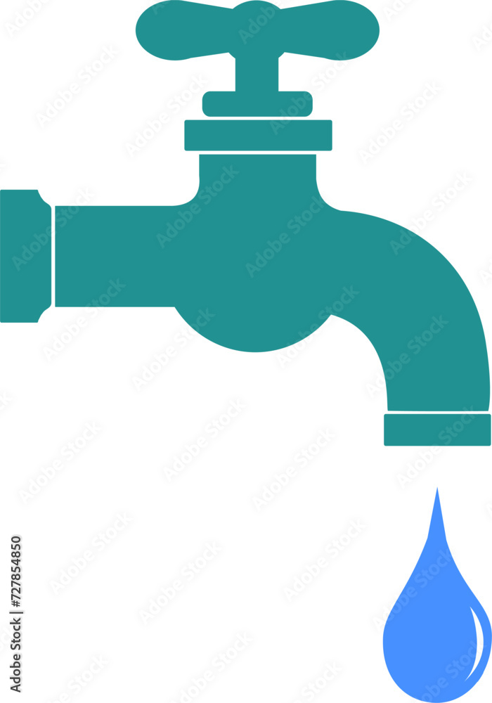 image of a water faucet that releases just a drop of water image of a water faucet that releases just a drop of water