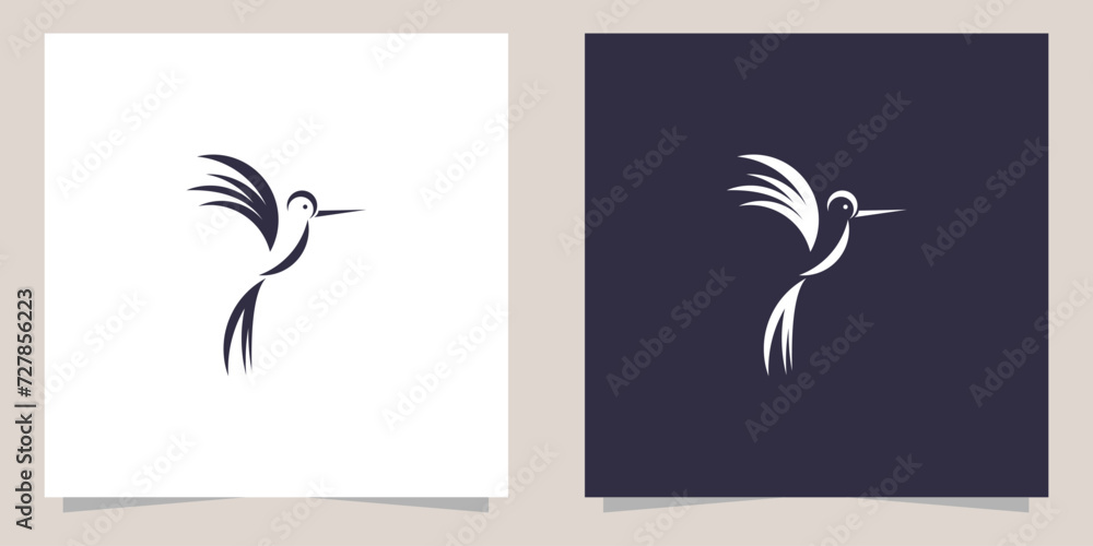 bird logo design vector