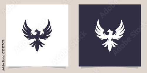 phoenix logo design vector