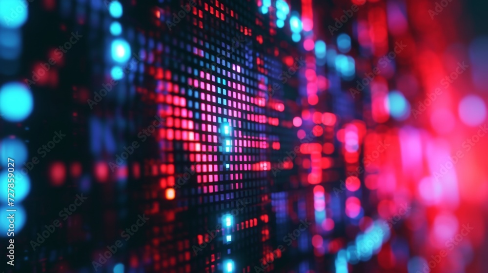 the word nft on 3d pixellated background. the word nft on 3d pixellated background.