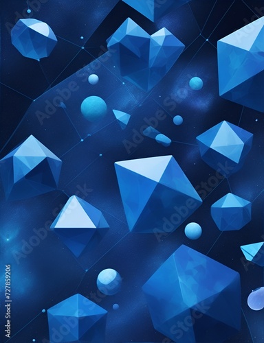 abstract background with triangles