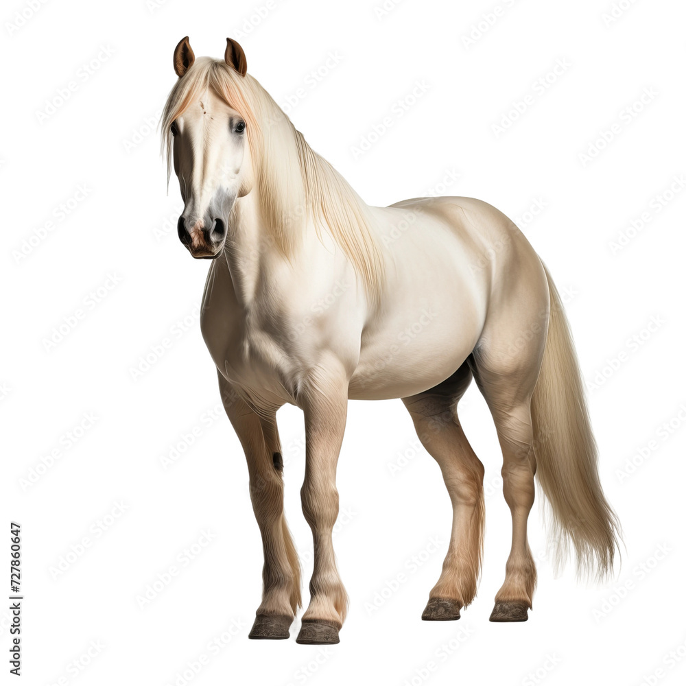 Obraz premium horse isolated on white background