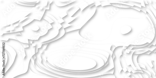  3d render, abstract white broken paper background. broken paper cut vector art background banner texture. multi layer cutout geometric pattern on vector, Abstract soft white background with waves.