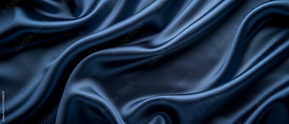 Luxurious Dark Blue Silk Satin Background
Luxurious Dark Blue Silk Satin Background